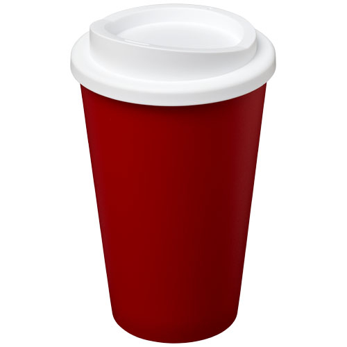 Gobelet publicitaire isolant 350ml Americano® Rouge / Blanc